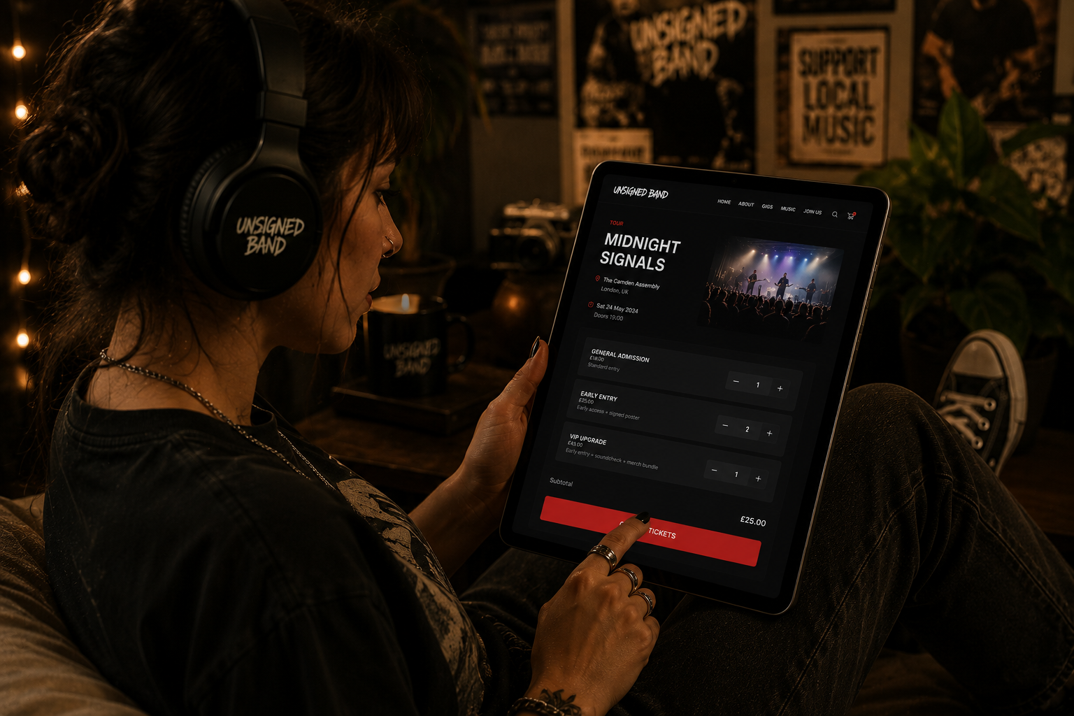 Unsigned WP content preview